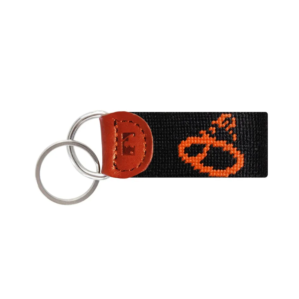 Smathers & Branson Baltimore Orioles Needlepoint Key Fob