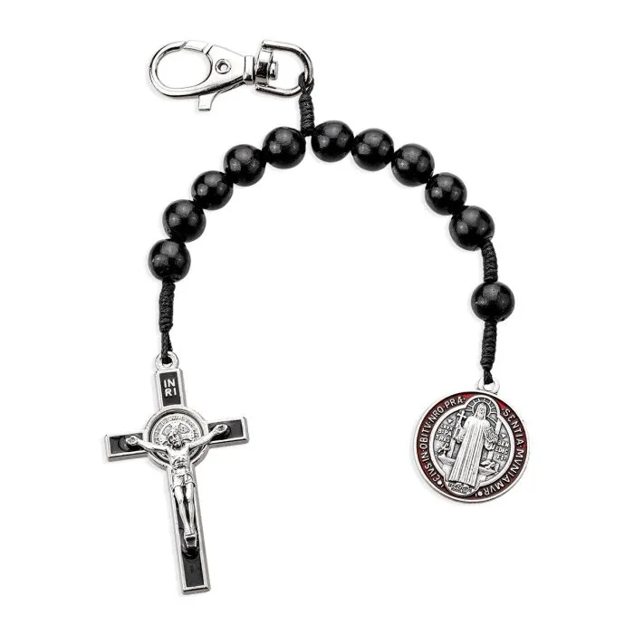 St Benedict One Decade Backpack & Key Clip