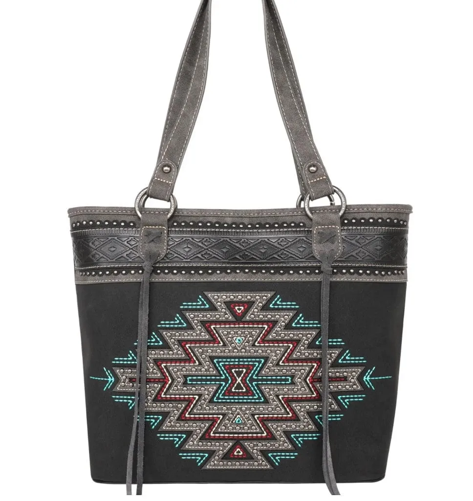 Studded Aztec PURSE TOTE