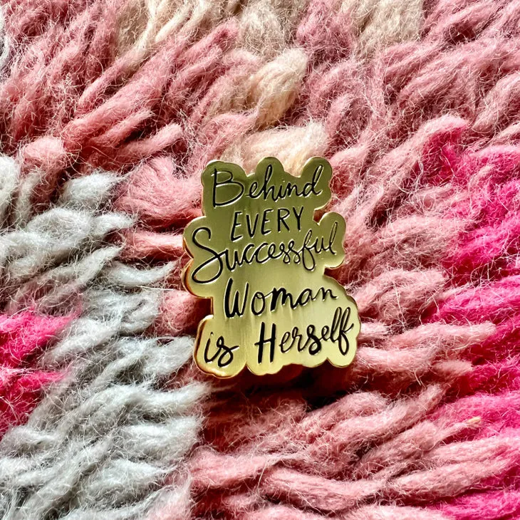 Successful Woman Enamel Pin