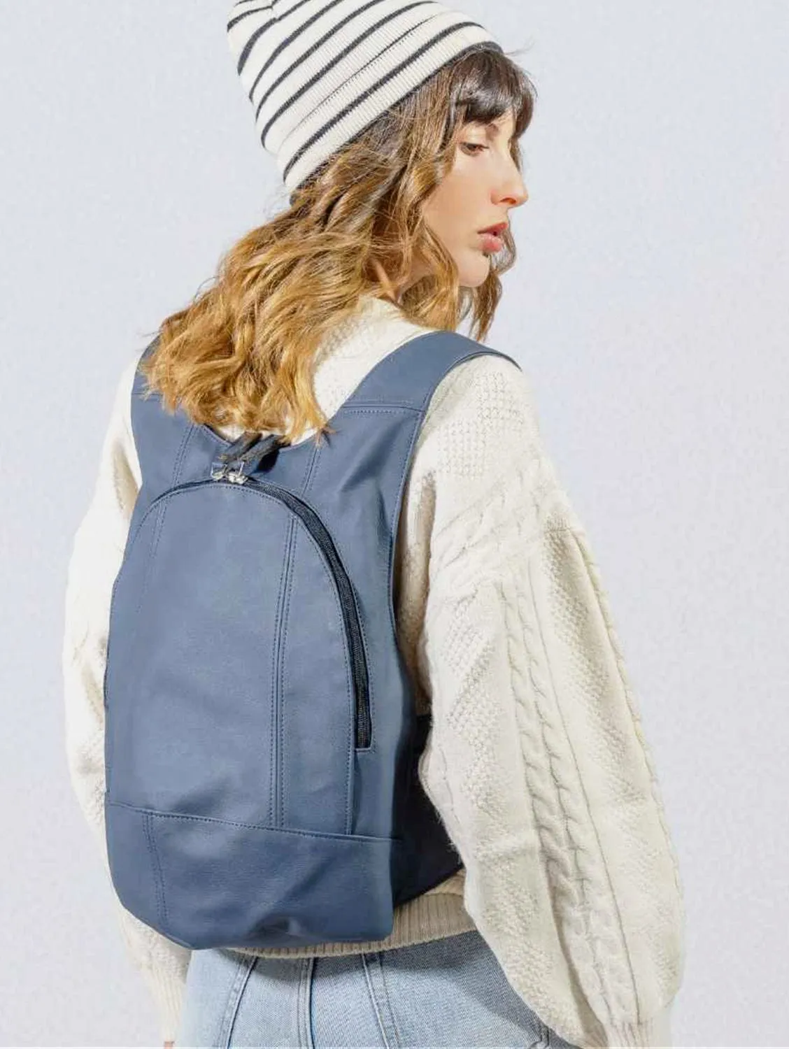 The Mela Vegan Apple Leather Backpack | Multiple Colours