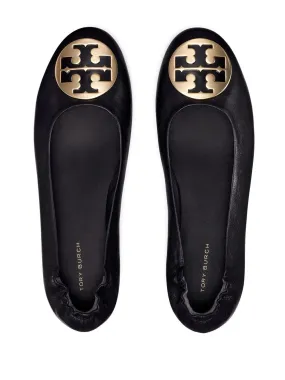 TORY BURCH BLACK CLAIRE BALLERINA SHOE