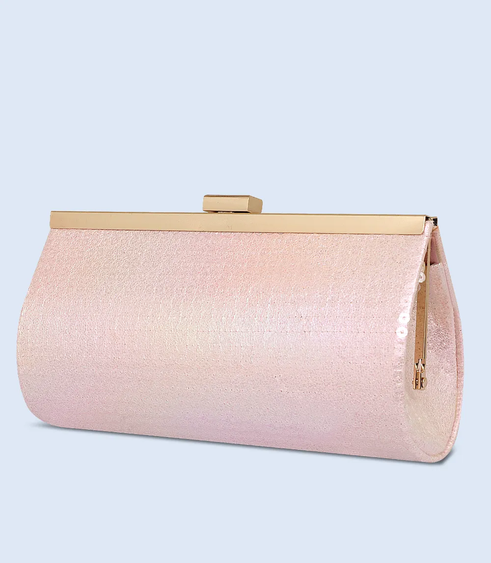 WB2406-PEARLWHITE-Women Snazzy Clutch