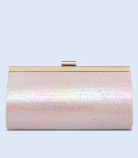 WB2406-PEARLWHITE-Women Snazzy Clutch