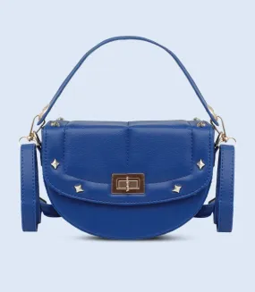 WB2724-BLUE-Trendy Women Bag