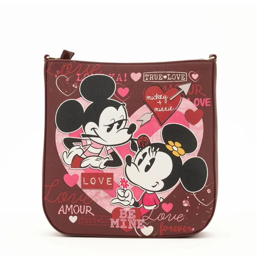 WondaPop Designer Series Disney Valentine Mickey and Minnie Crossbody