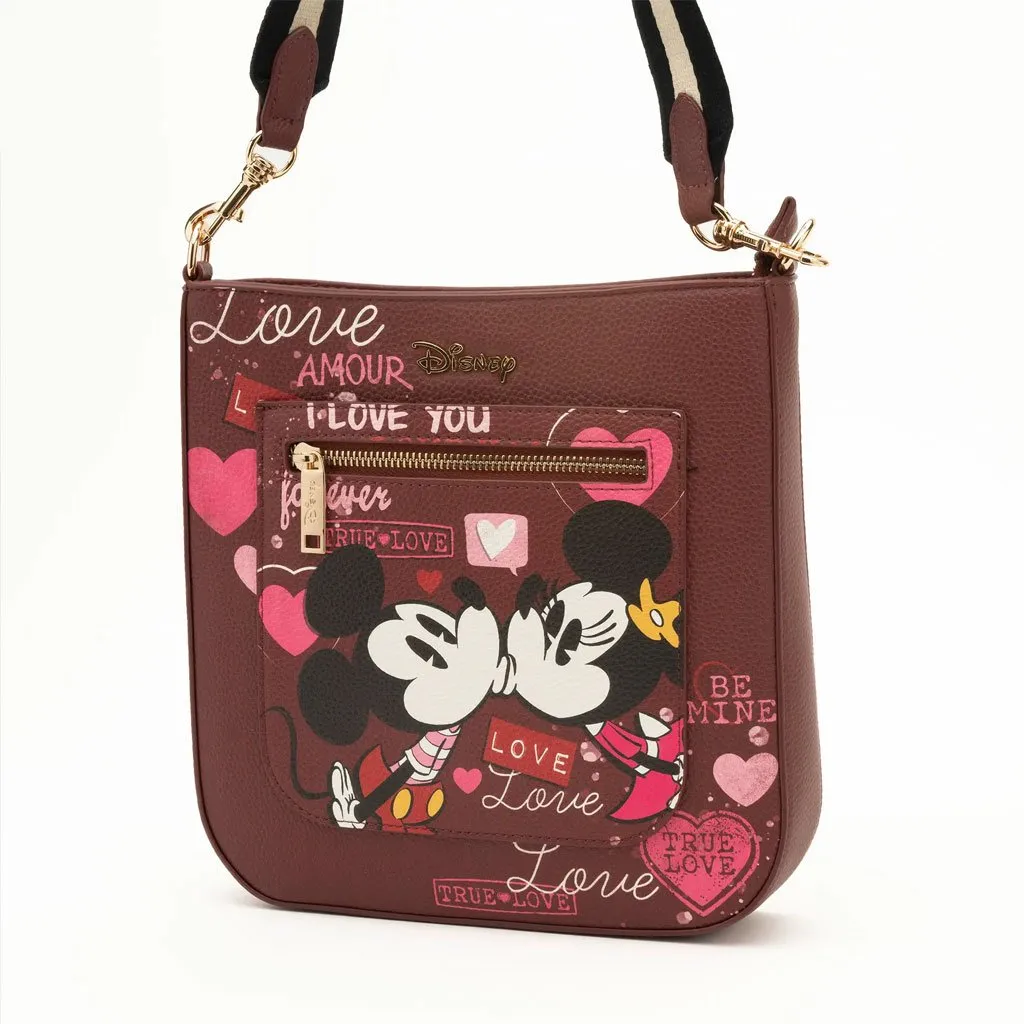 WondaPop Designer Series Disney Valentine Mickey and Minnie Crossbody